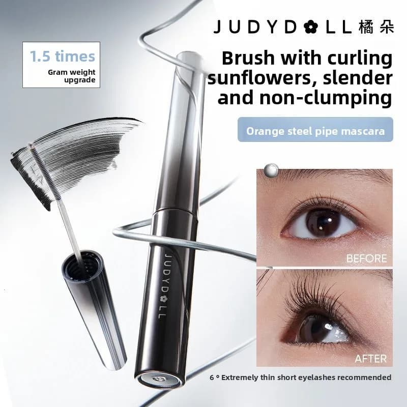 Judydoll Hardcore Hold Stretching Mascara sweat-resistant and primer for eyelashes - Long-lasting volume makeup for deburring