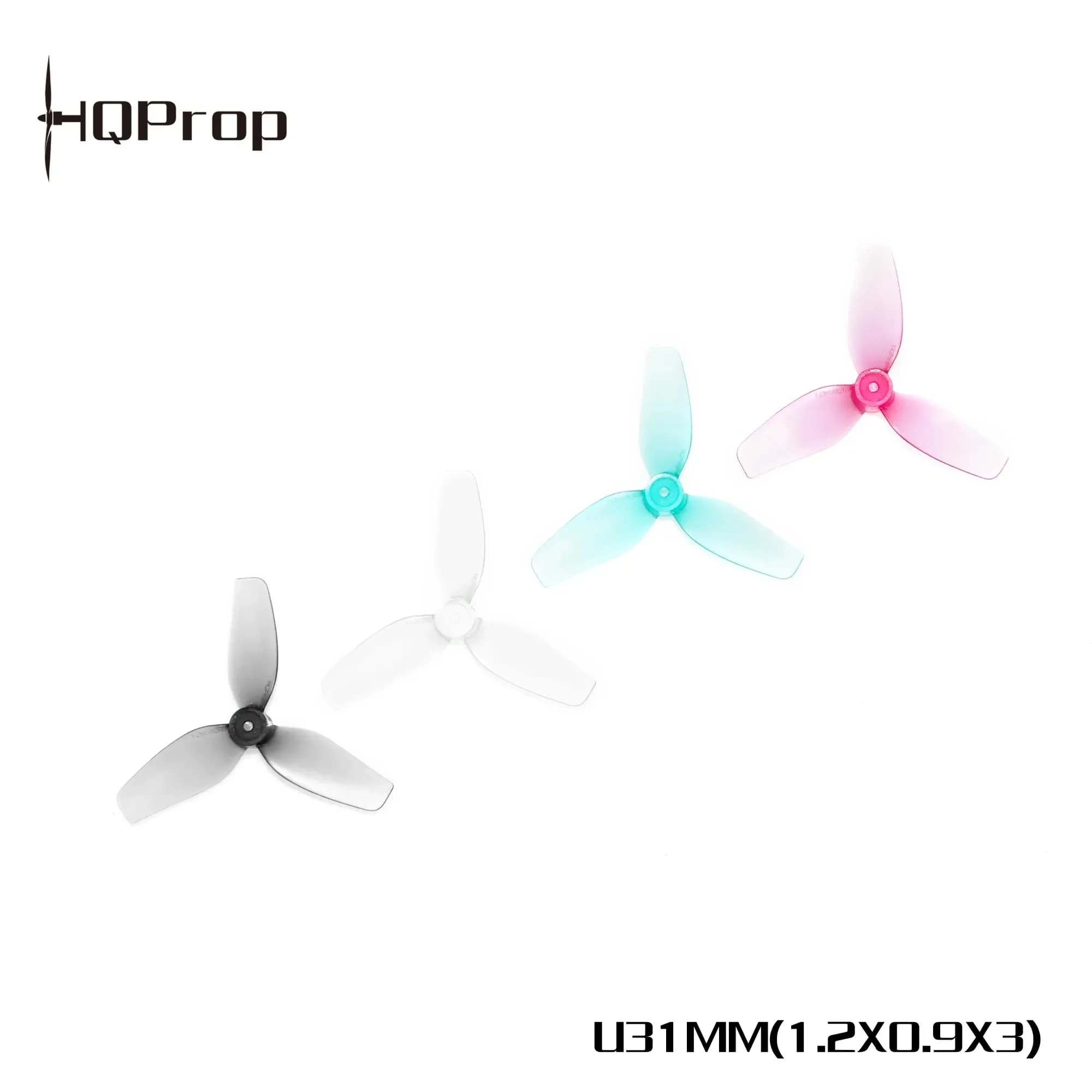Elica FPV Ultraleggera HQprop 1.2X0.9X3 31MM 1.2 Pollici a 3 Pale, Albero da 1MM CW CCW, Accessori per Mini Droni
