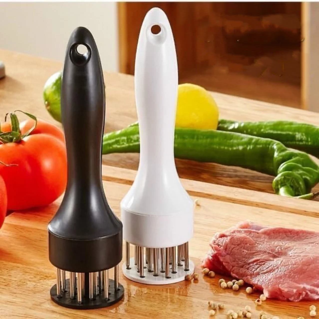 Home kitchen stainless steel meat hammer inteneritore hammer knife steak chicken pig needle fiber Breaker preparation tools