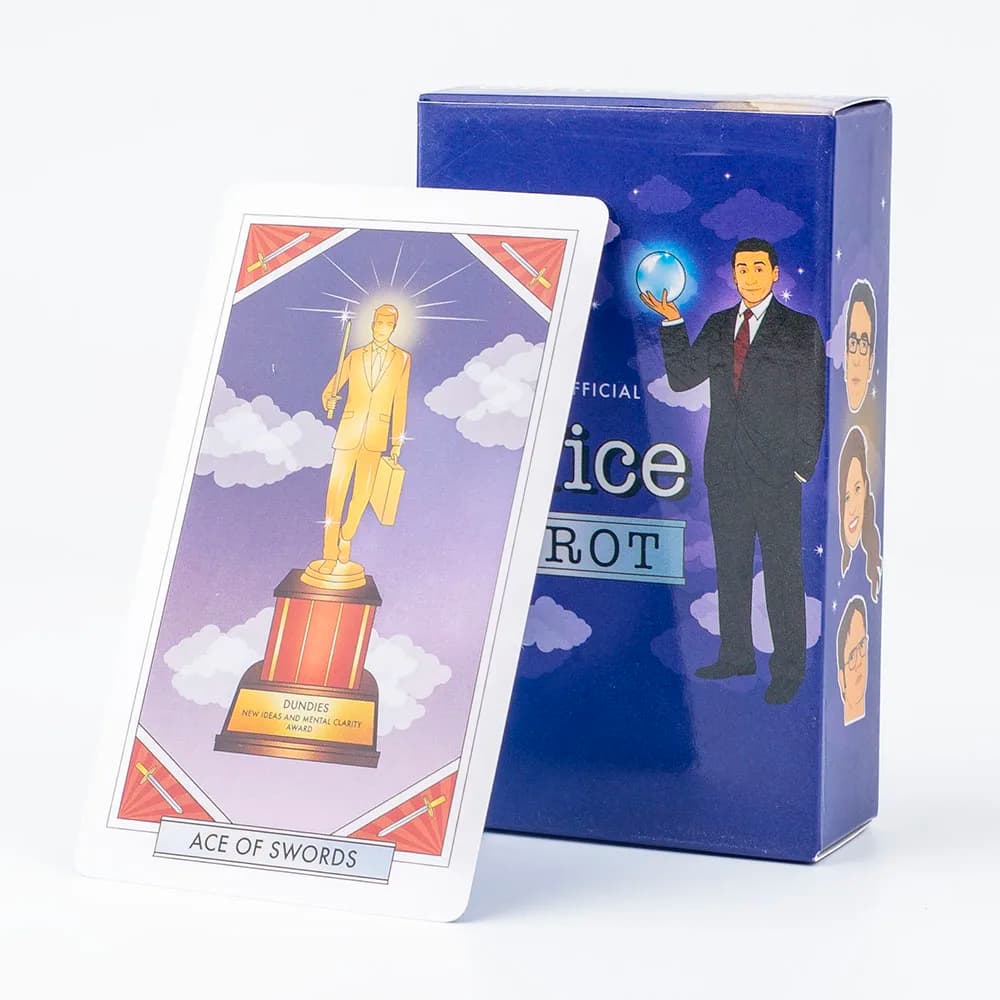 Il mazzo dei tarocchi dell'ufficio non ufficiale 78 carte 10,3x6 cm per la festa in famiglia Giochi da tavolo di divinazione per predizione del futuro di alta qualità