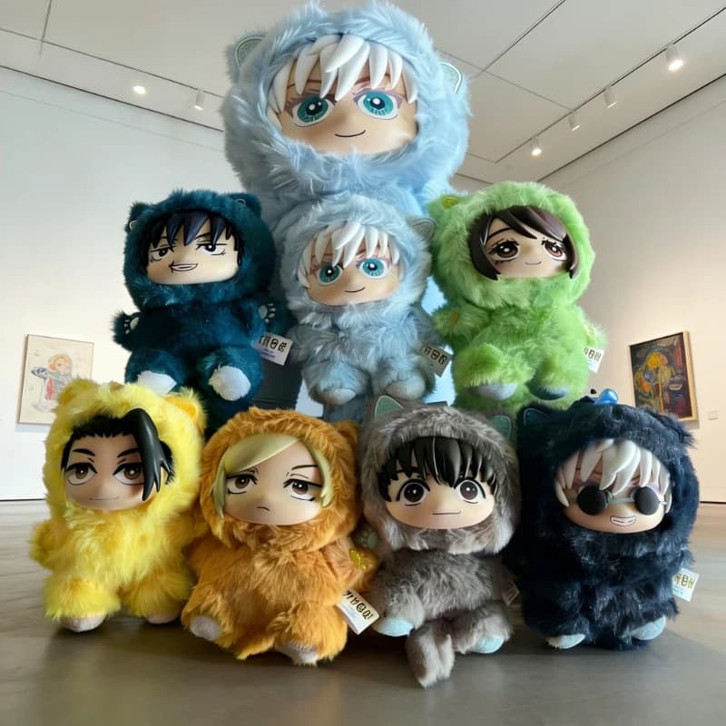 2026 Eaki Jujutsu Kaisen Stagione 2 Cat Park Party Gojo Satoru Blind Box Peluche Ciondolo da Polso Modello da Collezione