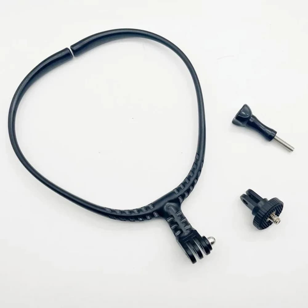 Supporto da Collo per Telefono e Action Cam GoPro Hero 11 10 9 Insta360 X3 DJI Osmo, Cinghia Anti-vibrazione per Accessori GoPro