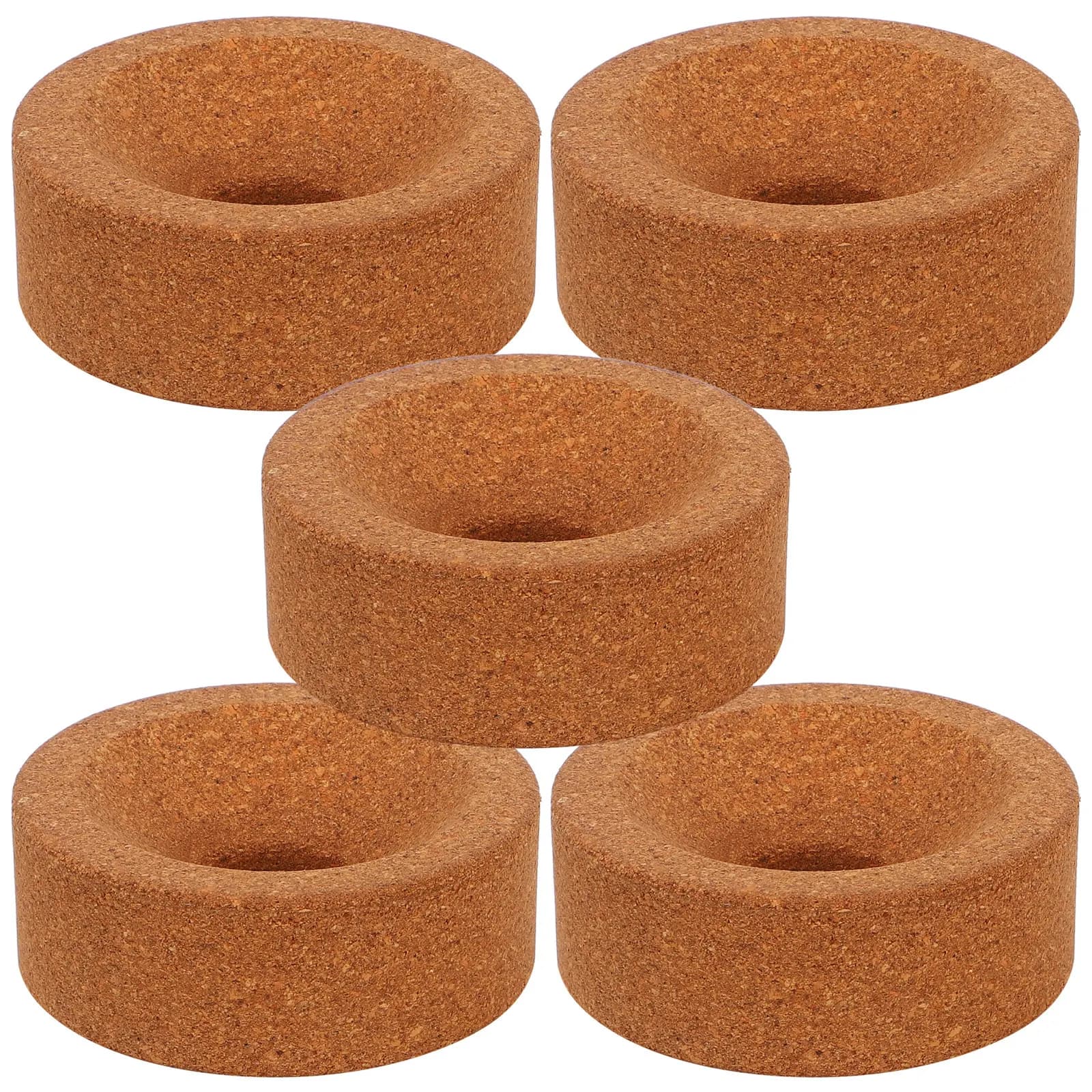 5 pcs Flask Holder 80Mm Diameter Acid Alkali Resistant Lab Equipment Support Round Bottle Stability Synthetic Cork Ring