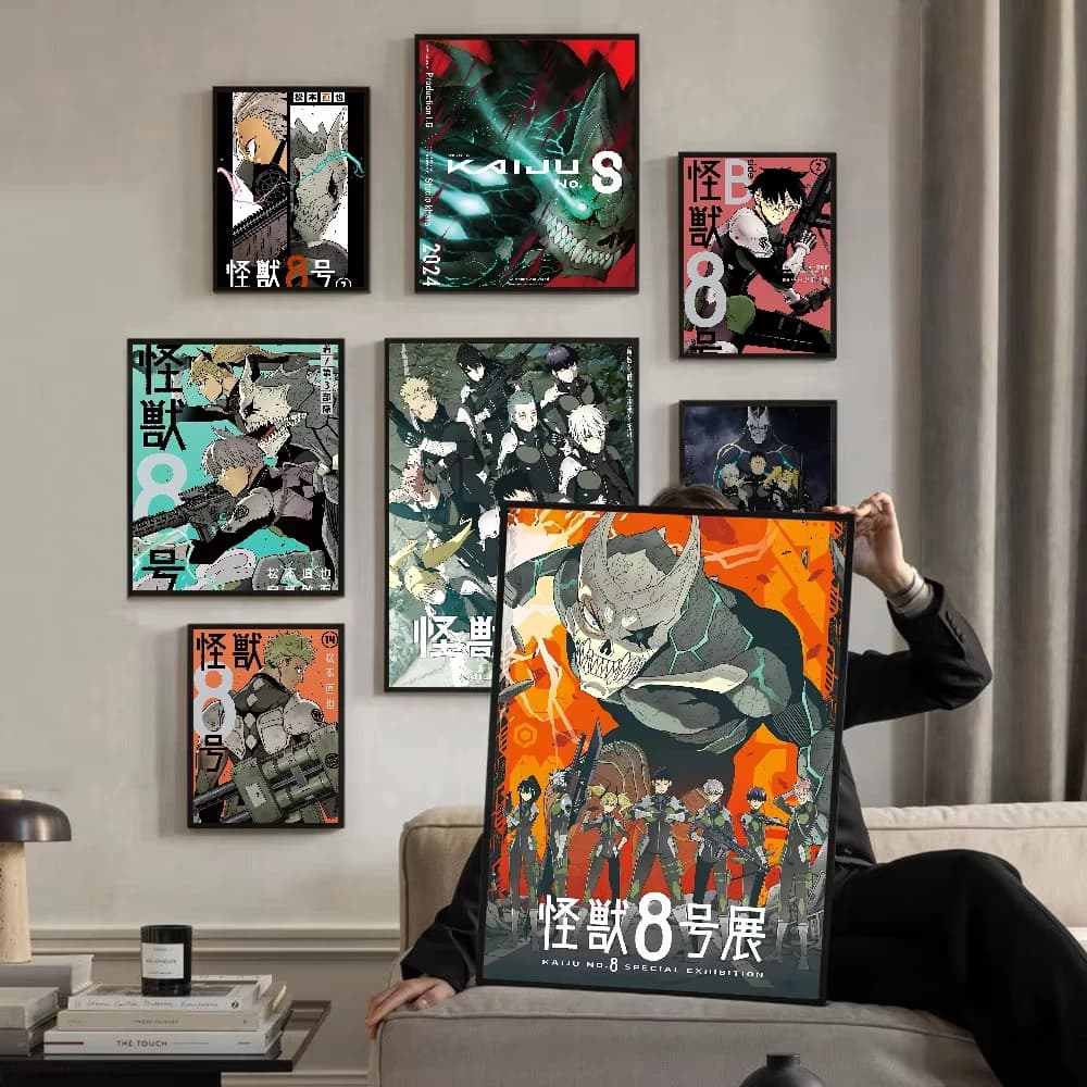 Kit per Diamond Painting 5D Fai da Te, Popolare Animazione K-Kaiju No.8, Ricamo a Diamanti, Punto Croce, Arte Fatta a Mano, Regalo, Decorazione per la Casa
