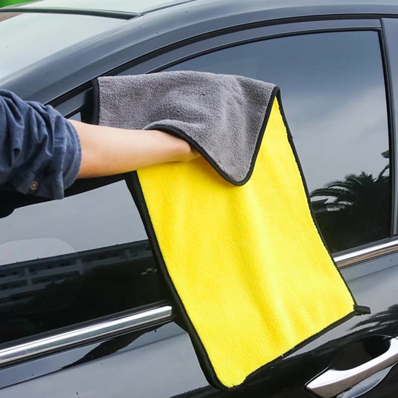 Asciugamano in microfibra per autolavaggio panno per asciugatura asciugamano per orlatura panno per la cura dei dettagli dell'auto pulizia asciugamano in microfibra per Toyota