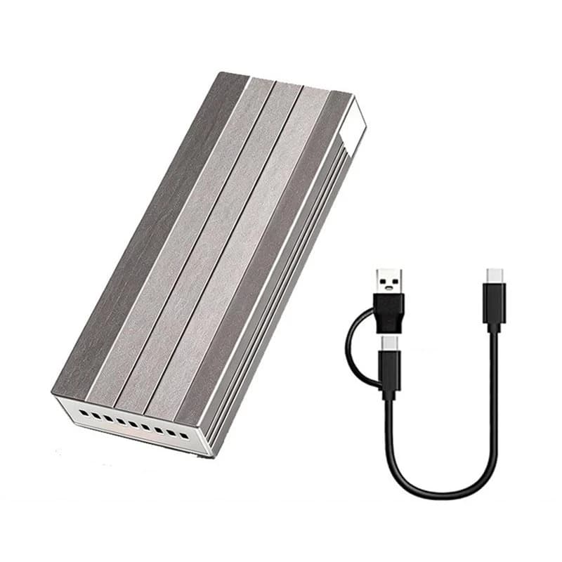 M2 SSD Case 10Gbps USB 3.2 Gen2& Nvme SATA Dual Protocol Enclosure Adapter USB-C External For PC B Top-Rated