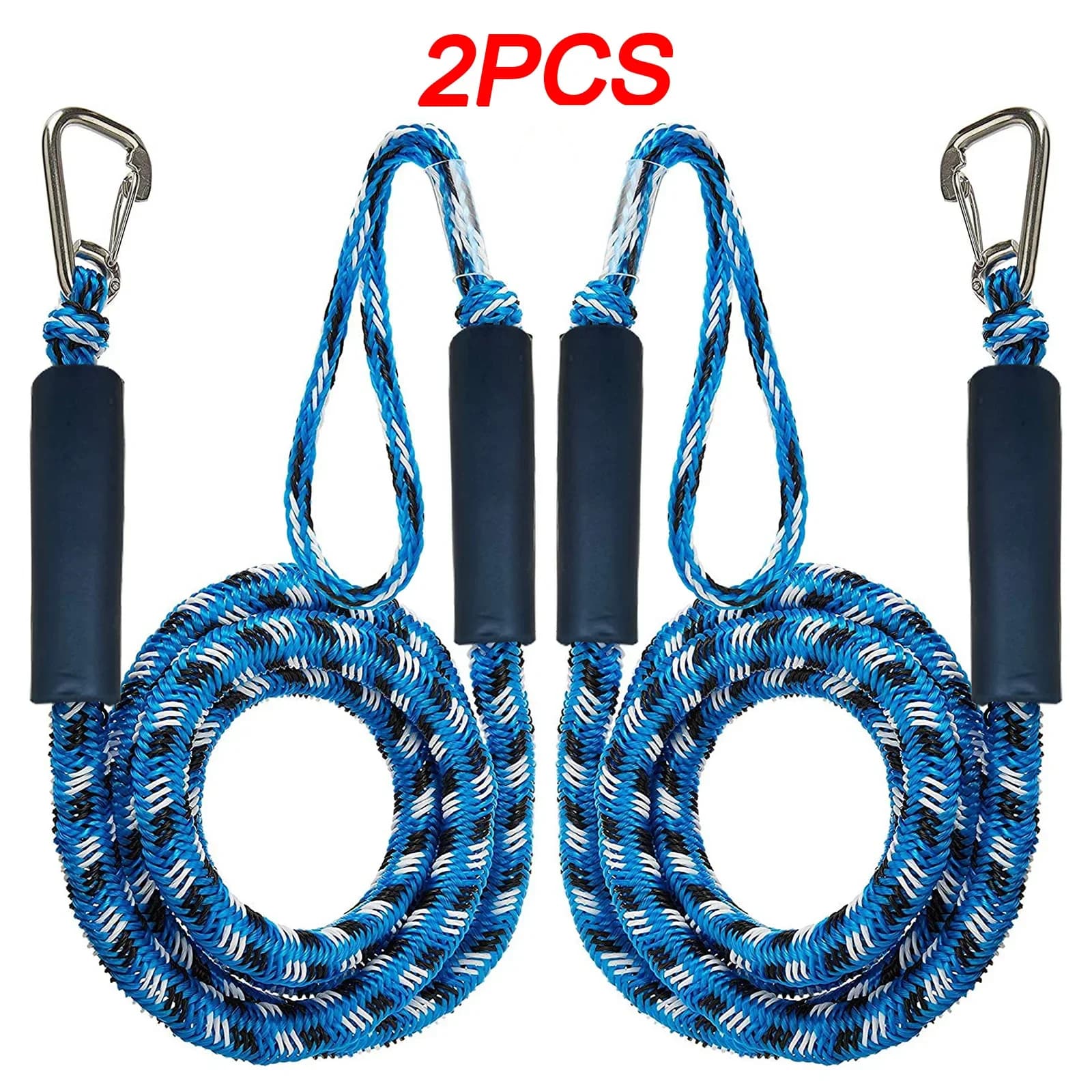 2/1PCS Dock Lines marine rope elastic bands shock-resistant bands for Kayak water jet ski pontoon canoe accessories for electric boats