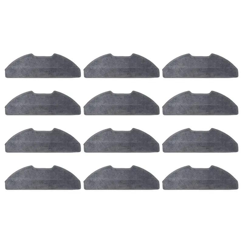 B06B-Mop Cloth Pads For Dreame D20 Air Plus/F21/F21 Plus/F20/F20 Plus Vacuum Cleaner Accessories Vacuum Mop Pad 12PCS
