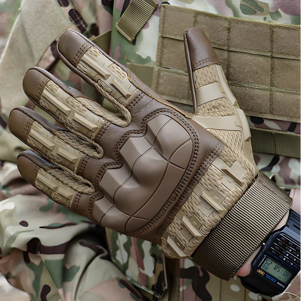 GPCROSS Touch Screen Guanti da moto in pelle PU Equipaggiamento protettivo Moto Moto Motocross Racing Biker Guanti da equitazione