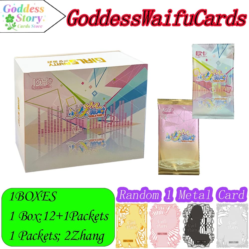 Complete Set of Cards Goddess Story, Games Souls, Toys and Gifts Doujin, Box Booster for Theme Party Girls in Swimsuit and Bikini