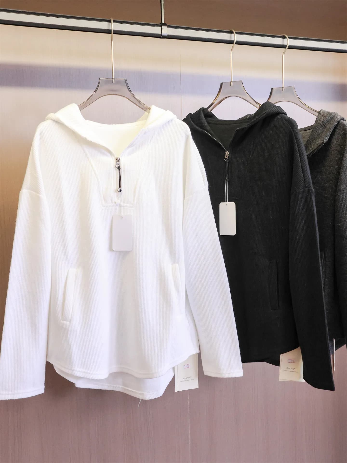 Loose Fit Long Sleeve Hoodie Women's Fashionable Color Sweatshirt Autumn New Style Versatile Casual Comfortable Streetwear