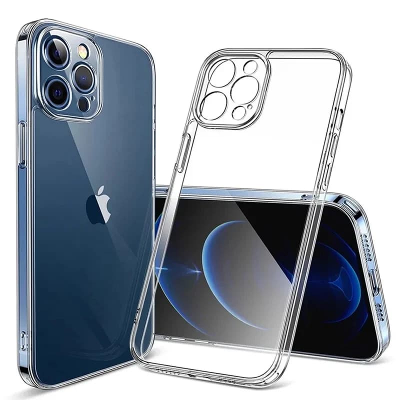 Transparent TPU silicone soft case for iPhone 11 12 13 Mini 14 15 Pro Xs Max XR 8 7 6s Plus SE 2020 2022 Transparent back cover