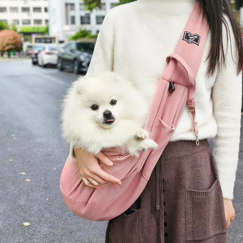 Comfortable Pet Dog Shoulder Carrier Bag Outdoor Travel Portable Cat Puppy Sling Bag Tote Pet Carrying Supplies