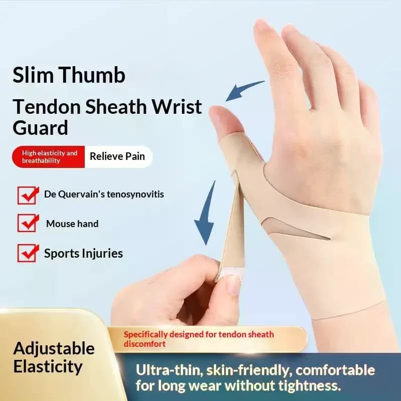 1Pcs Thumb Brace Wrist Stabilizer Pain Relief Right Or Left Hand Soft Thumb Support Compression Sleeve Protector For Women Men