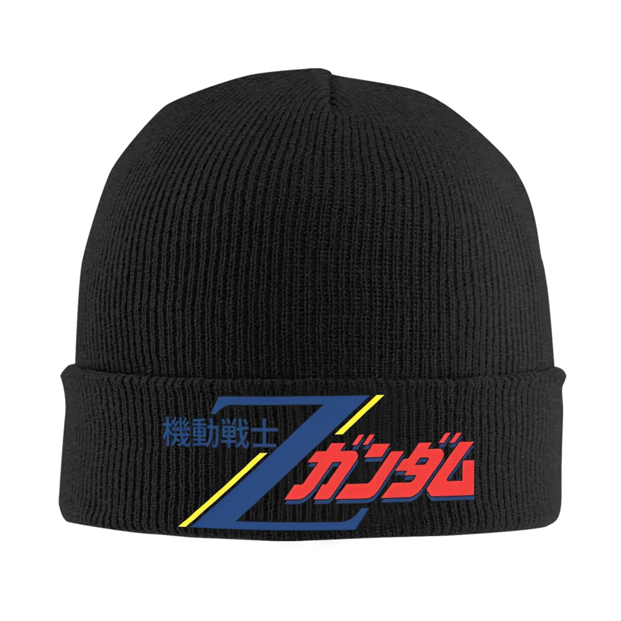 MOBILE SUIT GUNDAMs manga anime Knitted Caps Women's Men's Skullies Beanies Winter Hats Acrylic Casual Melon Cap
