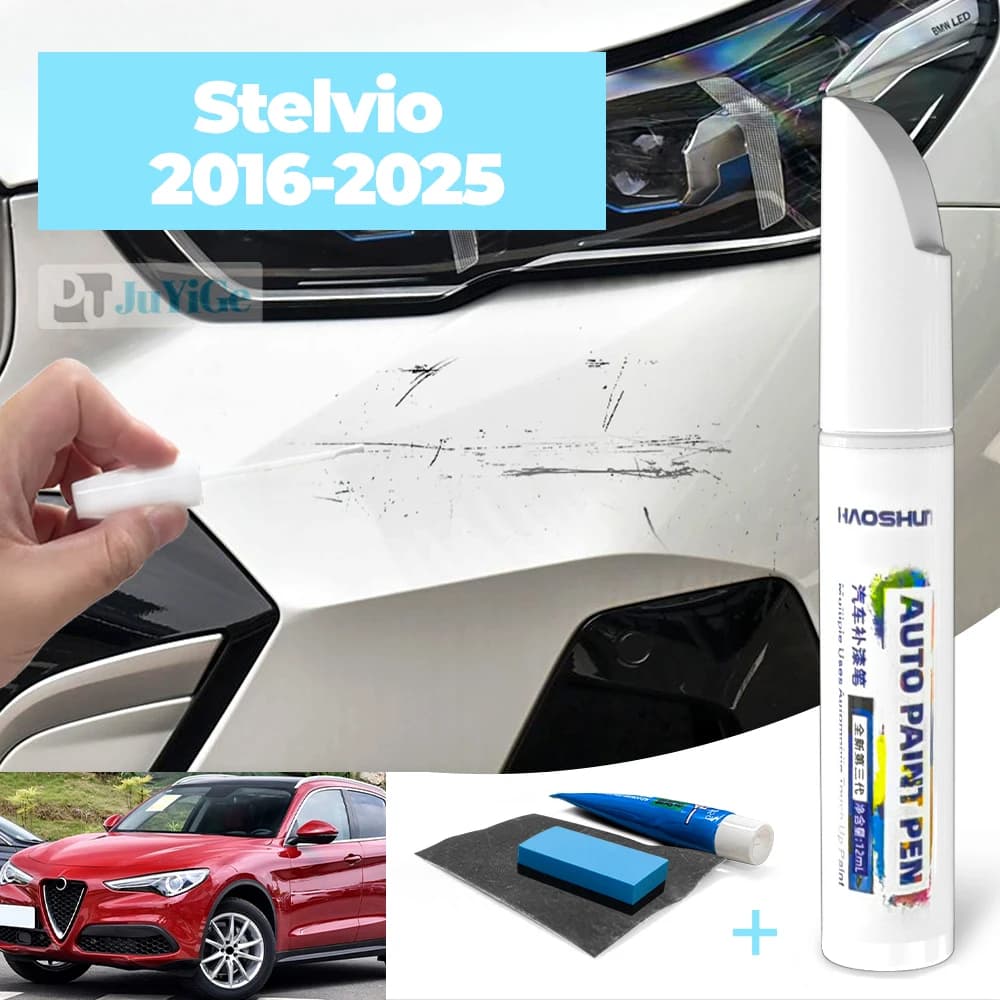 Per Alfa Stelvio 949 MK1 2016-2025 2017 2018 2019 2020 Vernice per auto Penna Cura della vernice Riparazione graffi Pittura a cera Rimozione graffi
