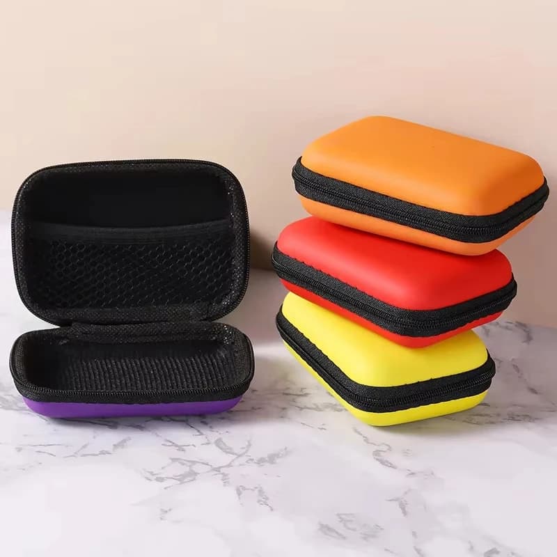 PSSD Case For SanDisk E30/E60/E61 250GB/500GB/1TB/2TB V2 Extreme Portable SSD SDSSD Hard PU Storage Bag External Disk Cable Bag