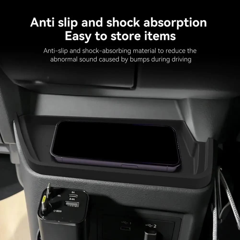 Per Mitsubishi Delica Mini 2025: Tappetino Organizer in Silicone per Vano Portaoggetti Console Centrale, Accessori Auto, Nero