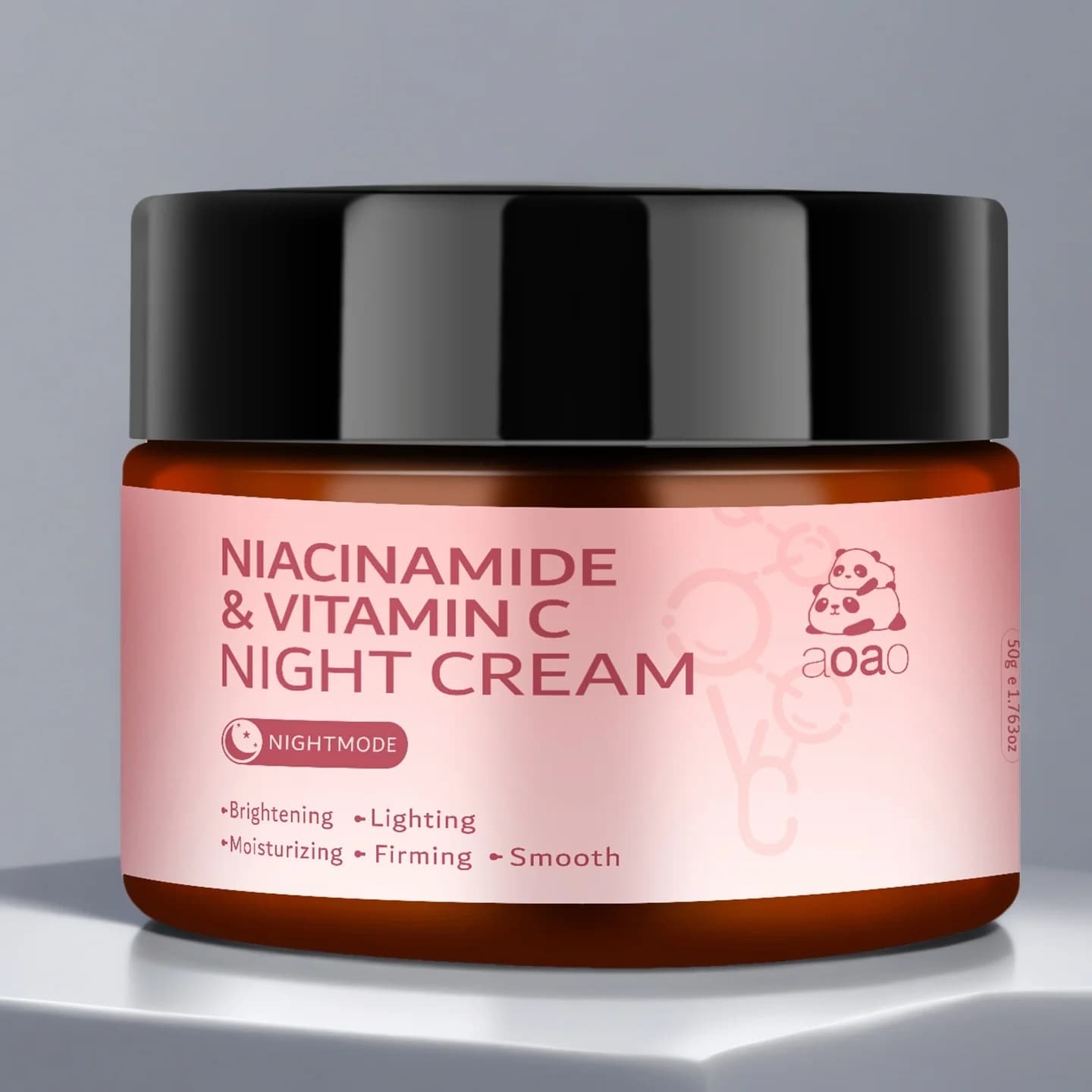 Moisturizing night cream enriched with niacinamide, vitamin C, hyaluronic acid and collagen Face lifting cream moisturizes dry skin