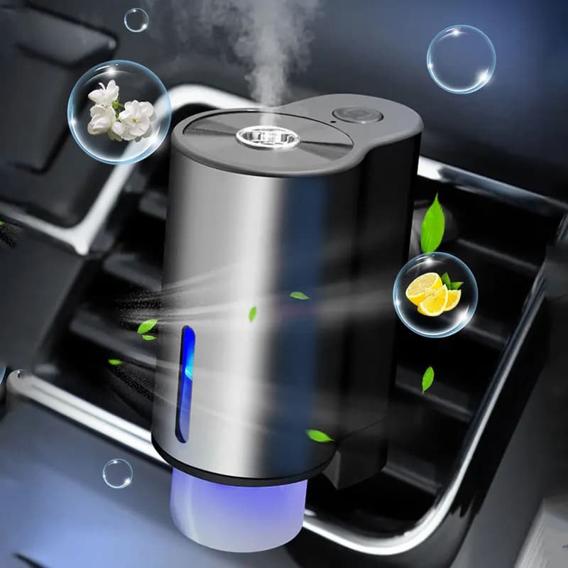 Car Deodorant Electric Auto Flavor Diffuser Car Air Strut Essential Oil Humidifier Fragrance Diffuser Aromatherapy