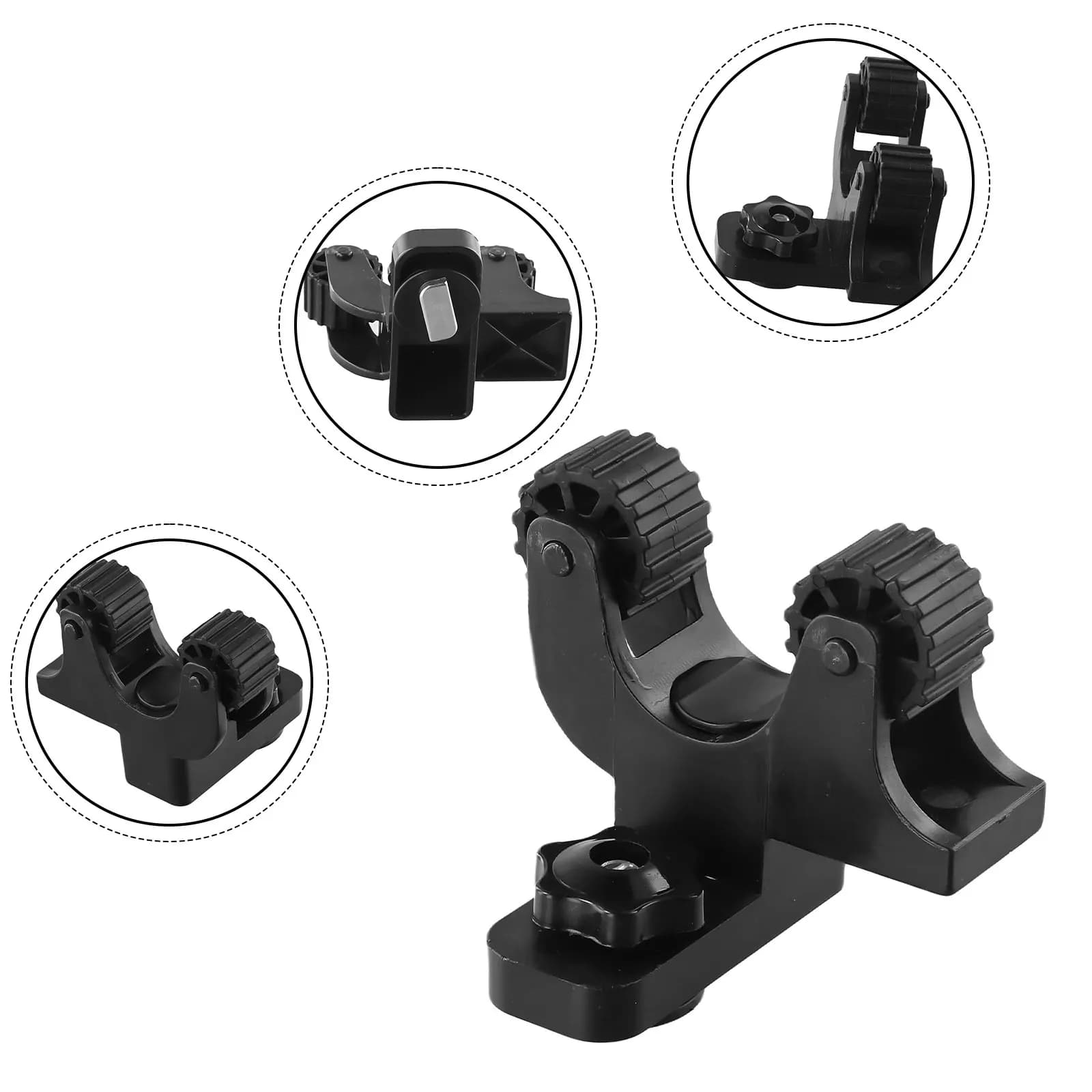 Supporto per pagaie da canoa 6.4*7.6*10cm, accessori per la pesca, compatibile con la maggior parte dei kayak, ad alte prestazioni