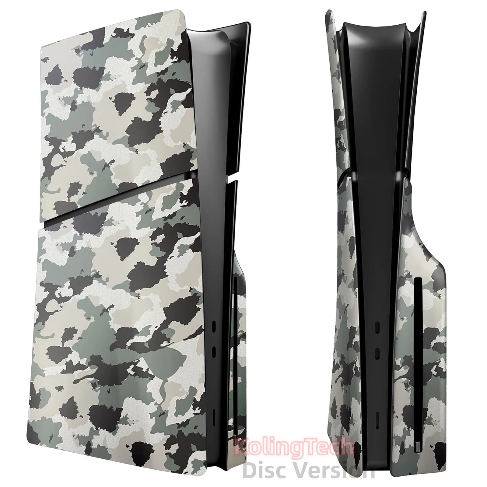 Accessori mimetici Slim Faceplate Cover protettiva protettiva antiurto di ricambio per Playstation 5 versione a disco sottile