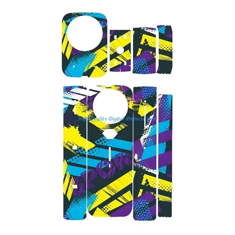 U2JE PVC Stickers for Action Camera Sticker decal coating protective film camera waterproof scratch
