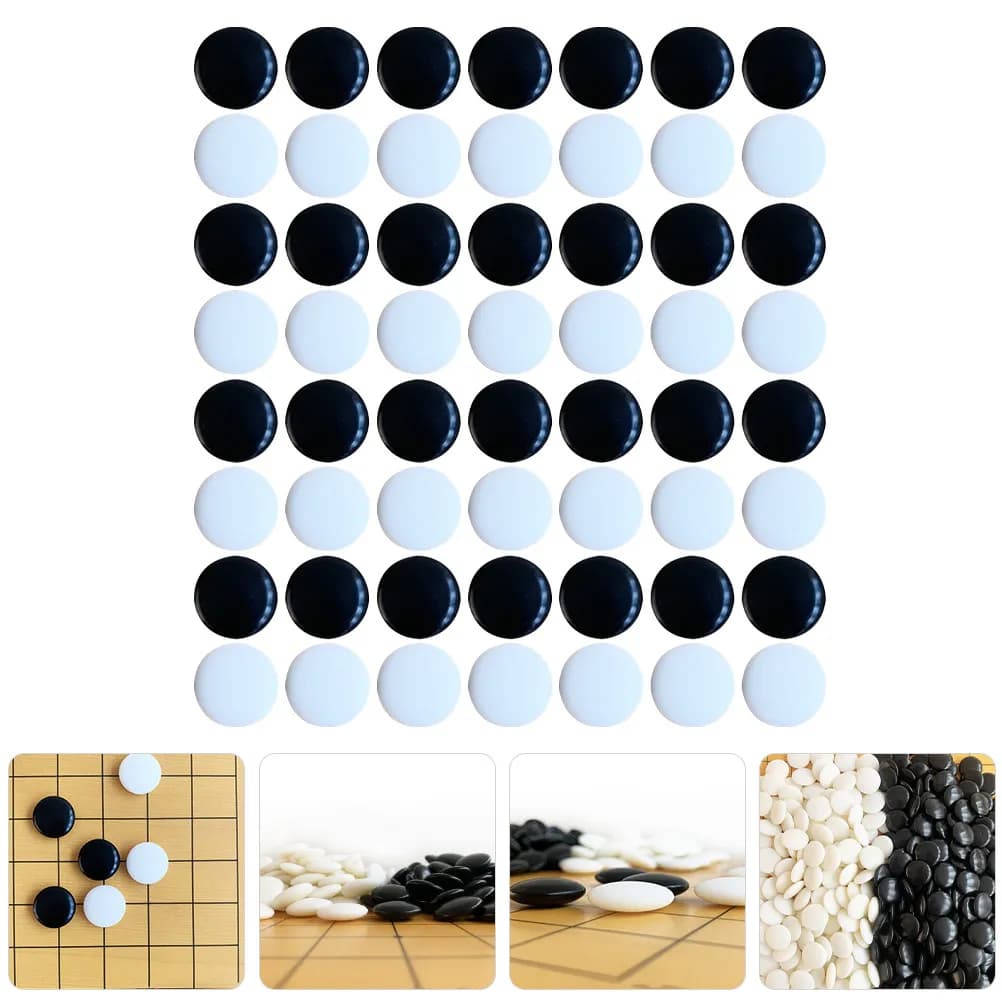 Set di 360 Pezzi Go in Vetro, Pietre Weiqi Bilanciate e di Precisione, Componenti per Gioco Go per Adulti