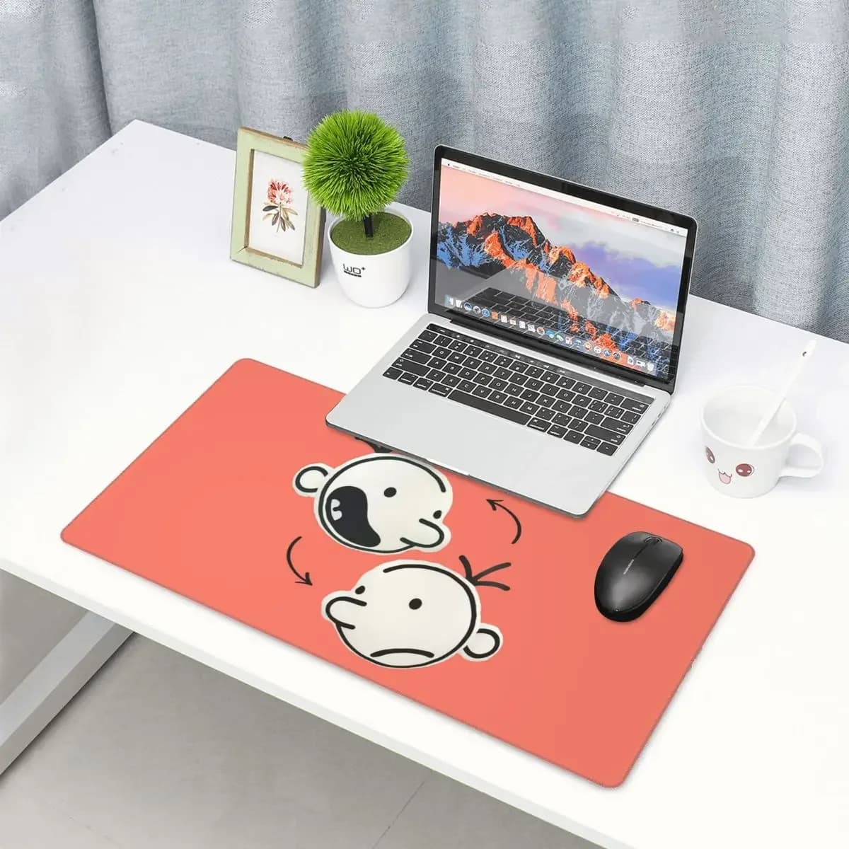 Large Mouse Pad Diary Of A Wimpy Kid Group Gamer PC Laptop Mats Keyboard Carpet Computer Gaming Office Accessories Desk Mat