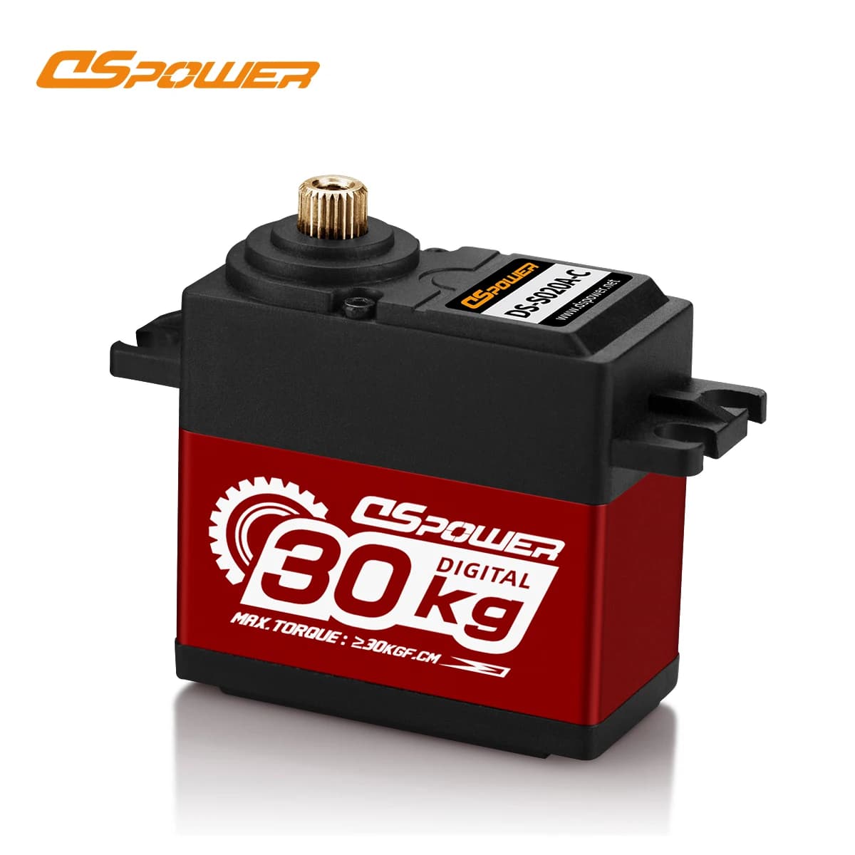 DSpower 30KG Servo Digitale Metal Gear Servos Impermeabili per 1/8 1/10 TRX4 TRX6 scx10 arrma 104001 slash maxx RC Auto 300 gradi