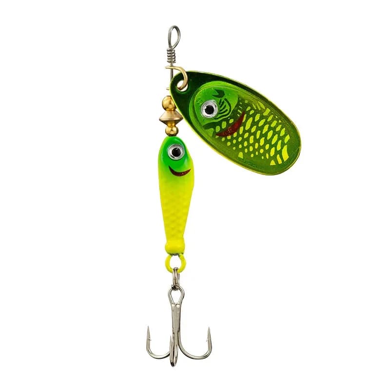 9.1g 7cm paillettes Iscas esche dure artificiali rotanti Spinner in metallo esche da pesca merda Bass rotante accessori Spinner in metallo