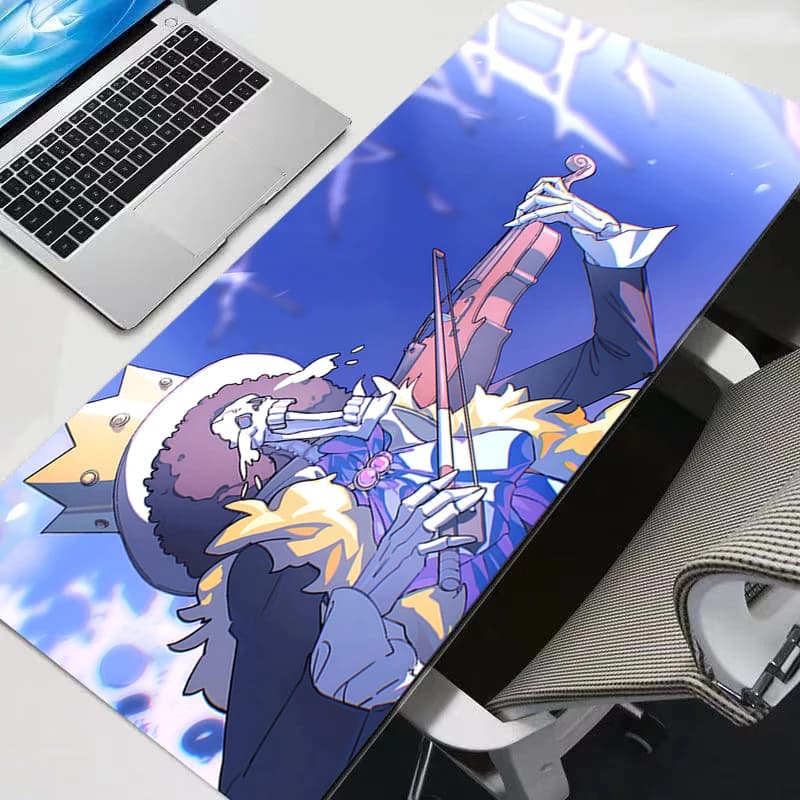 Tappetino per Mouse Anime One Piece, Accessori da Gaming, Tappetino da Scrivania per Tastiera Varmilo, Tappeto per Gamer, Mousepad
