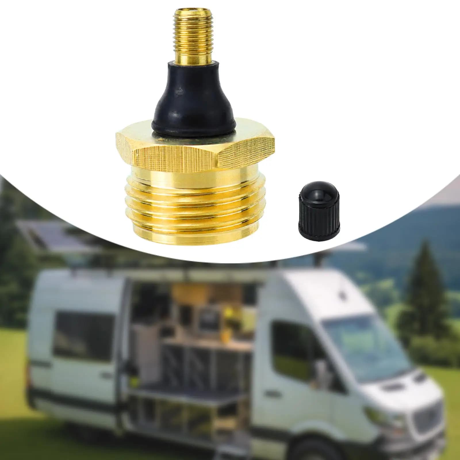 Tappo di scarico in ottone per camper Adattatore di scarico invernale per barche Camper Sistemi di irrigazione antigelo Rimorchi da viaggio Camper