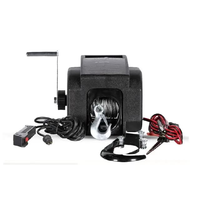 Verricello ATV per camion per auto con ancoraggio elettrico per barche piccole 12v GDY-2000lb-B-1