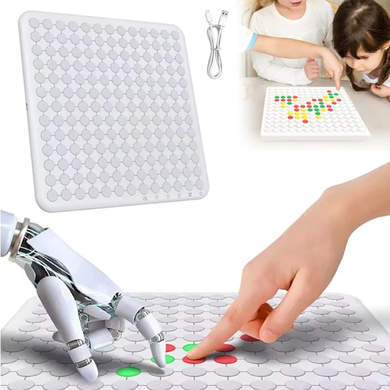 Gioco di Scacchi Elettronico AI Intelligente Gomoku per Bambini, Gioco da Tavolo per Scuola Primaria, Puzzle per Allenamento del Pensiero, Giocattolo per Riunioni Familiari