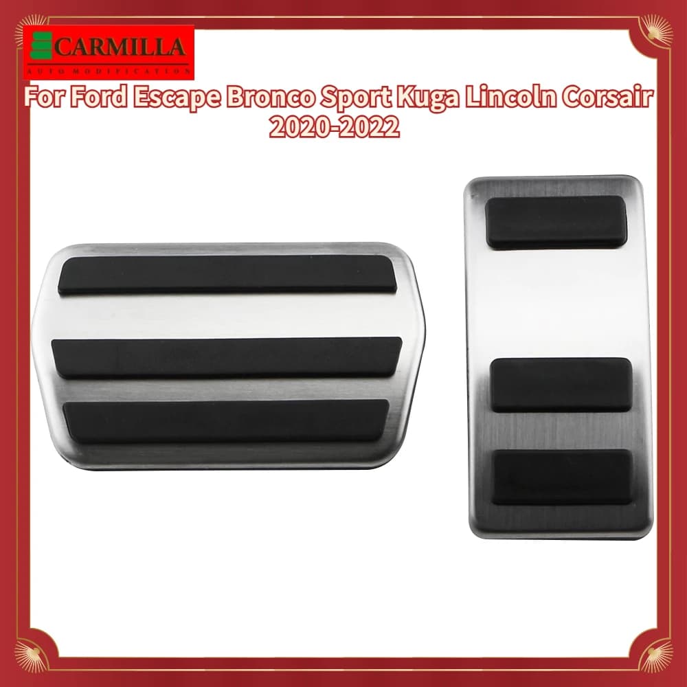 Per Ford Escape Bronco Sport Kuga Lincoln Corsair 2020-2022 poggiapiedi Dead Brake Gas acceleratore pedale Pad Cover