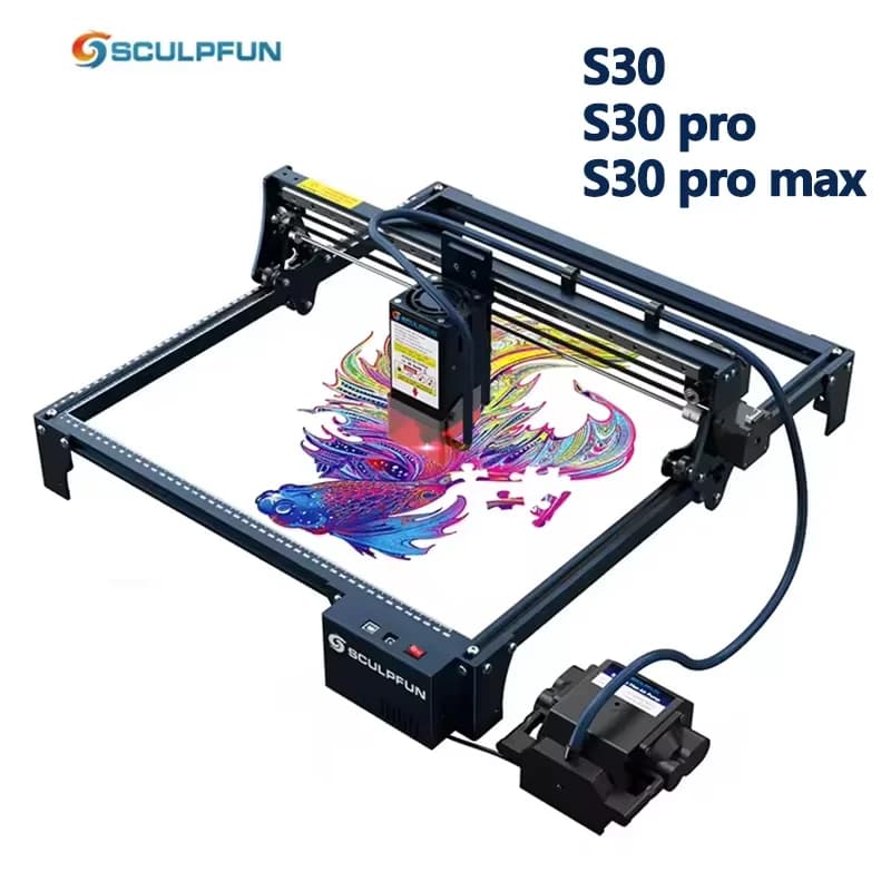Ssculfun S30 pro max S30 PRO S30 5w 10w 20W Laser Engraving Trimmer with Desktop Laser Engraving Machine with Automatic Air Care