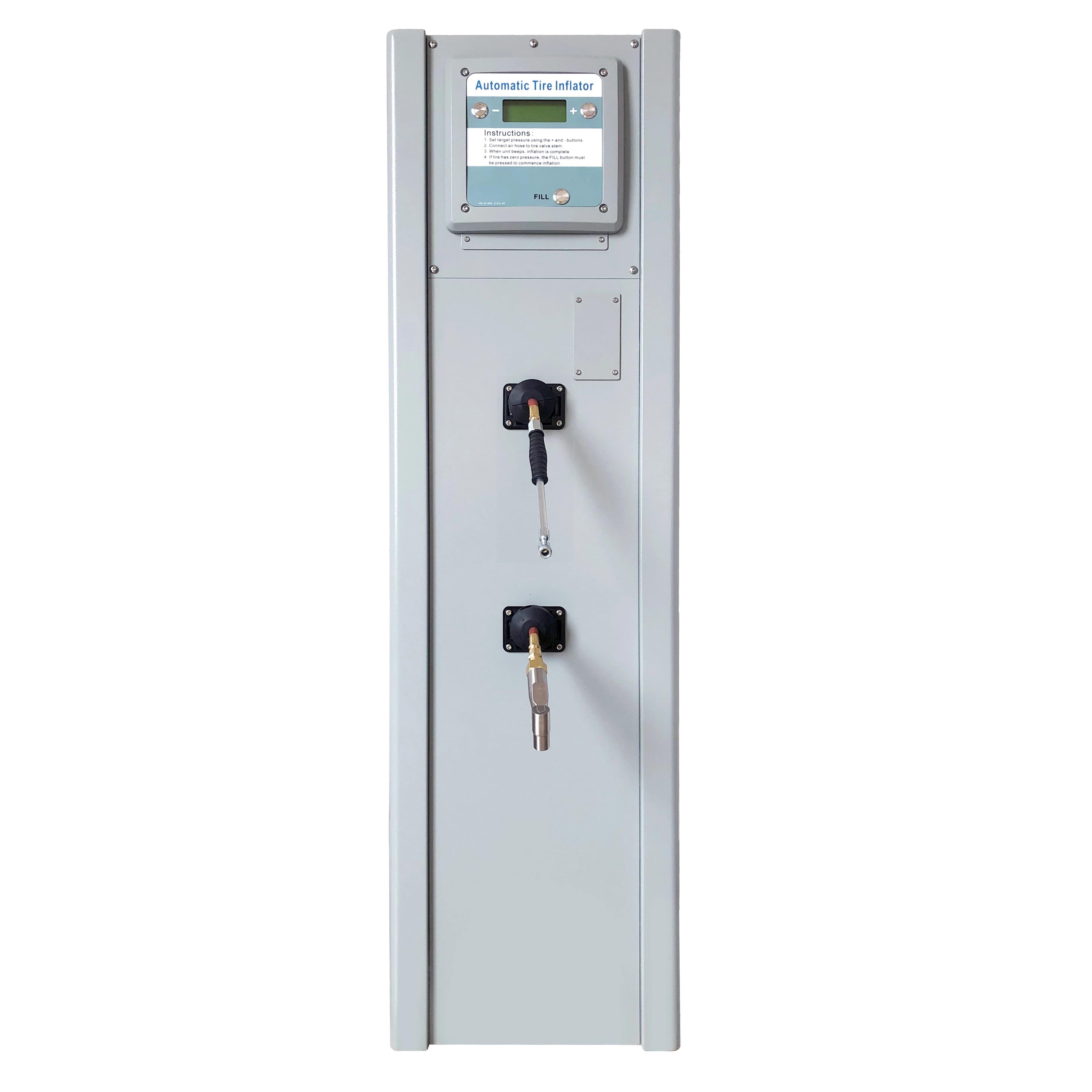 Pompa del compressore d'aria con manometro digitale IP66 con gonfiatore per pneumatici in metallo con bobina per tubo dell'acqua