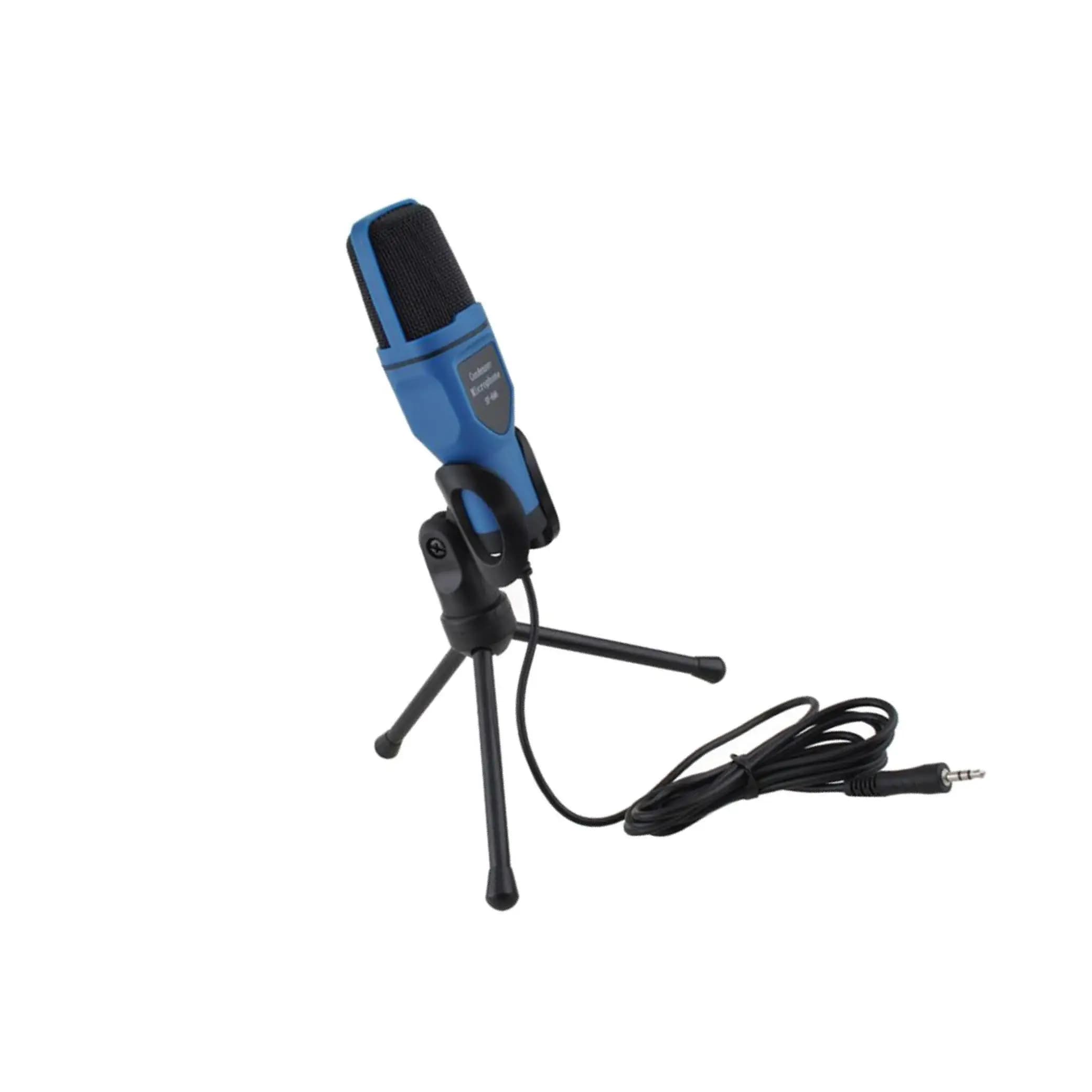 USB Microphone Computer Condenser PC Game Microphone with Table Tripod Support