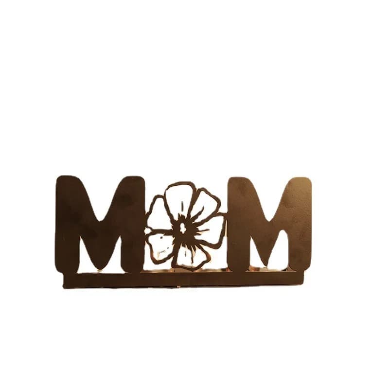 Portacandele in Ferro Stile Europeo, Supporto per Candele Aromatiche, Regalo per la Festa della Mamma, Decorazione per la Casa