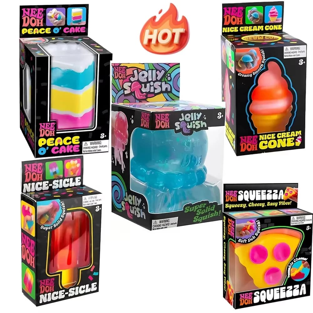 High Density Gel Ice Cube Toy Square Decompression Vent Squishy Stress Ball Squeeze Toys Stress Relief Sensory Toy Squeeze Toys