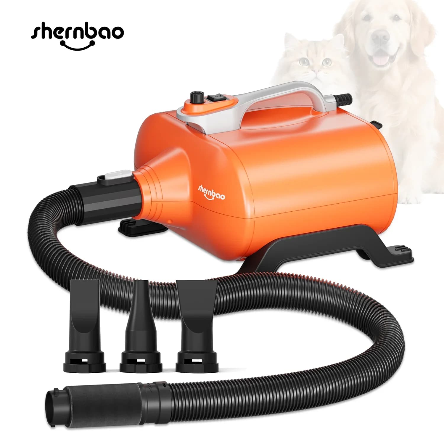Typhoon Dual Motor Plastic Charge Pet Grooming Dryer Professional Dog Hair Blower for Quick Drying