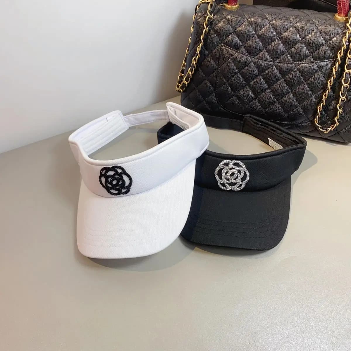 Summer Outdoor Golf Ball Flash Diamond Small fragrante Wind Open Top Hat cappello sportivo parasole Fashion Sports cappello da sole da donna