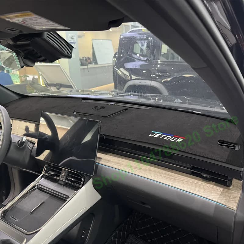 Tappetino per cruscotto per auto per Jetour Shanhai L6 Console centrale Tappetino ombreggiante Pannello strumenti Protezione solare Accessori per l'isolamento
