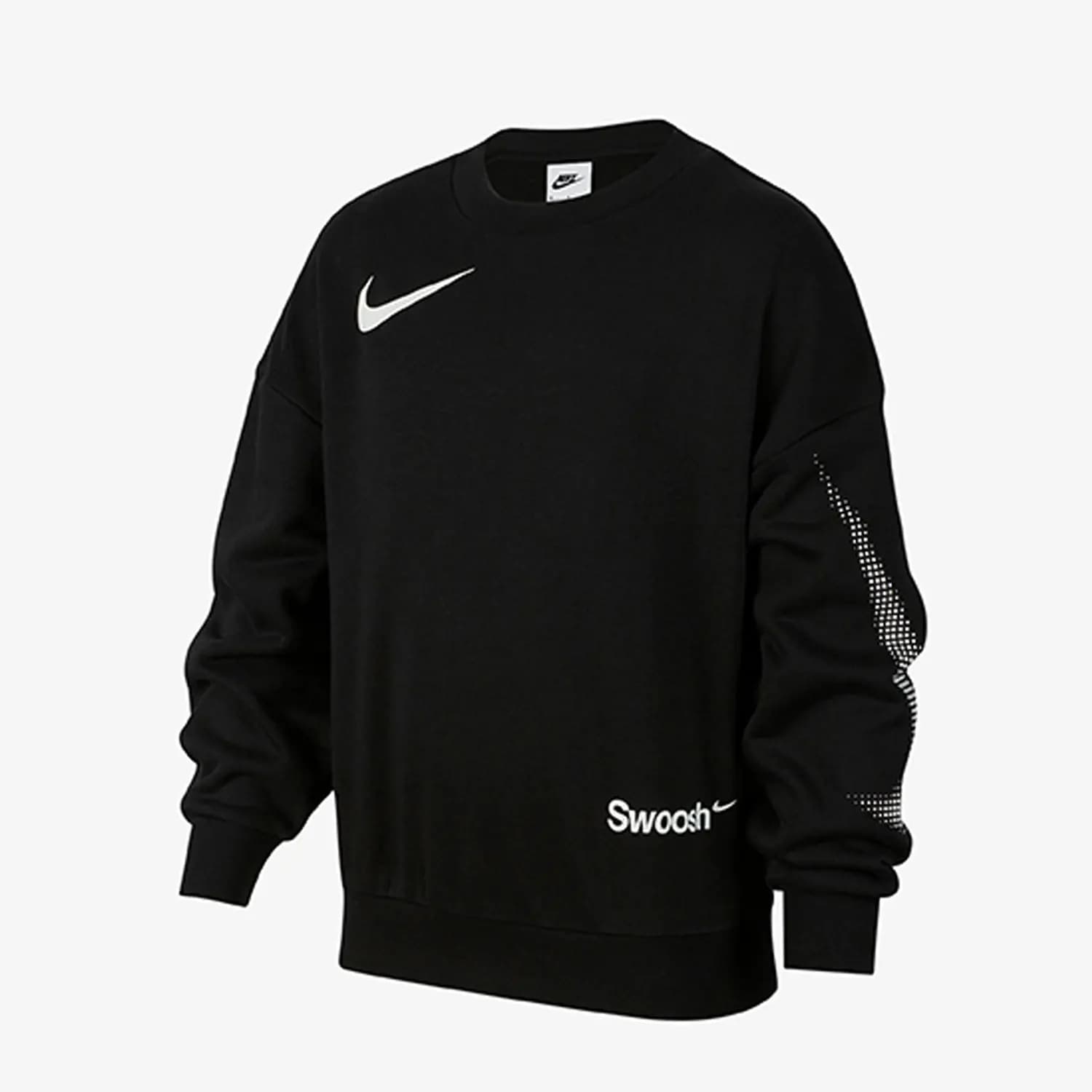 Nike Authentic Sportswear Youth Knitted Sports Round Neck Hoodie FD0150-010