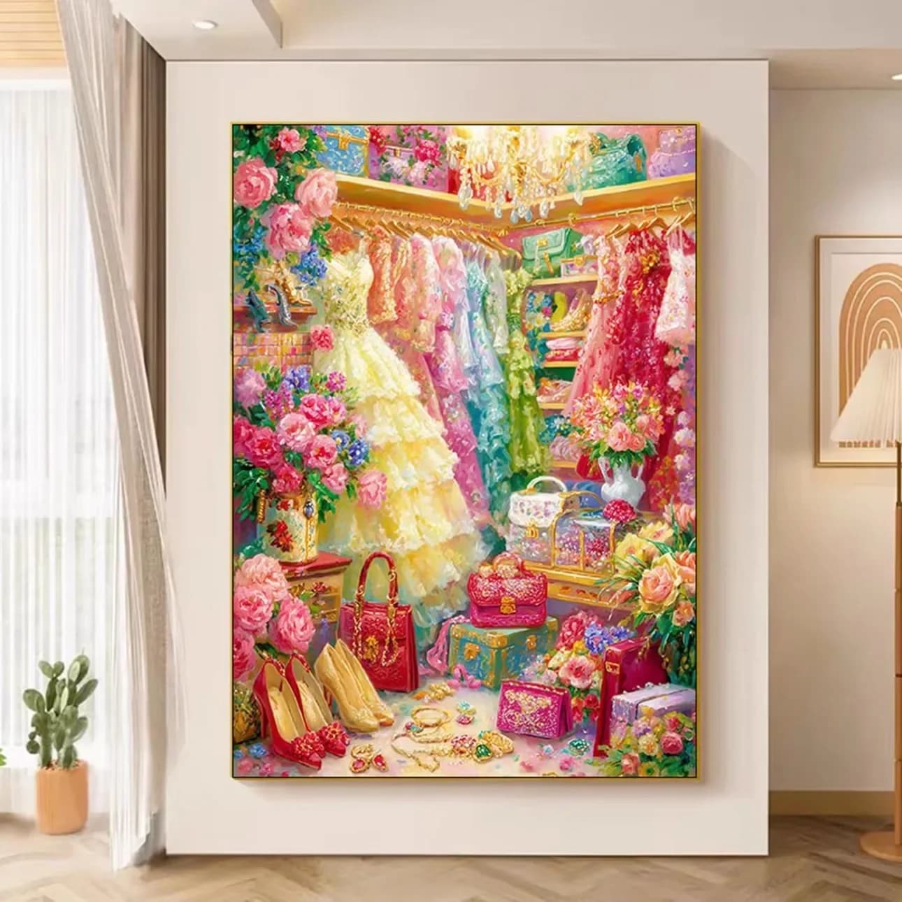 5D DIY Diamond Painting Closet Full Round/Square Diamonds Mosaic Handmade Art Exquisite Creative Gift Home Decoration