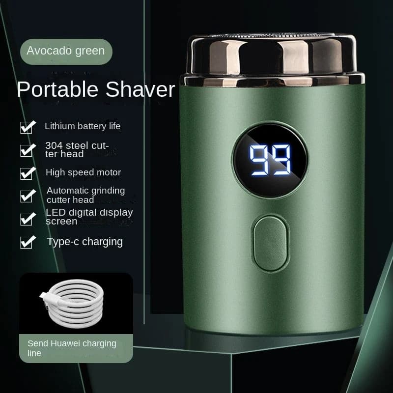 Electric shaver, rechargeable razor, double-use face shaver (dryed and wet), travel bar, house and car, men's shaver