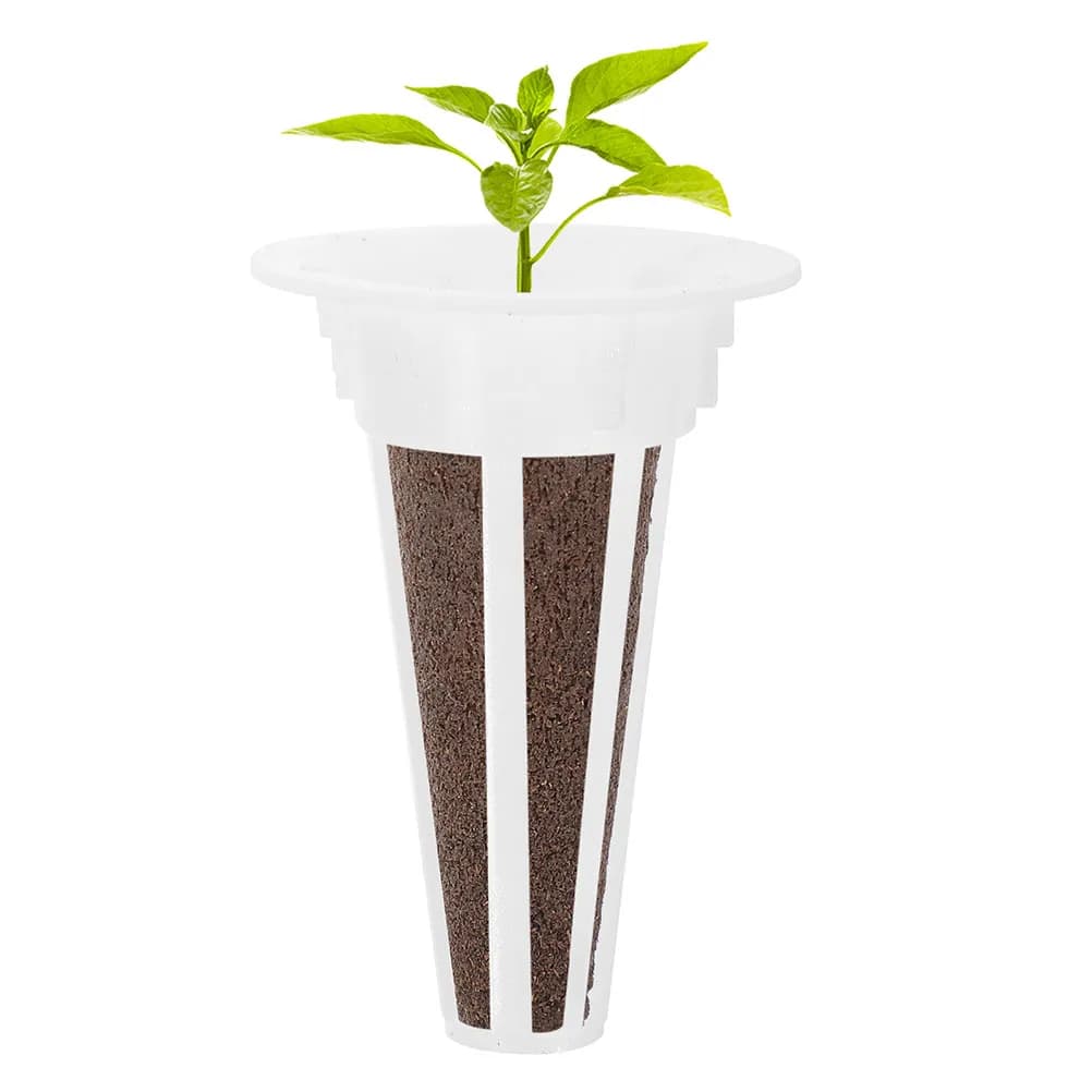Set Completo per Coltivazione Idroponica: Cestelli Trasparenti con Coperchi Isolanti, Spugne ad Alto Assorbimento, Vasi di Avvio per Coltivazione Indoor