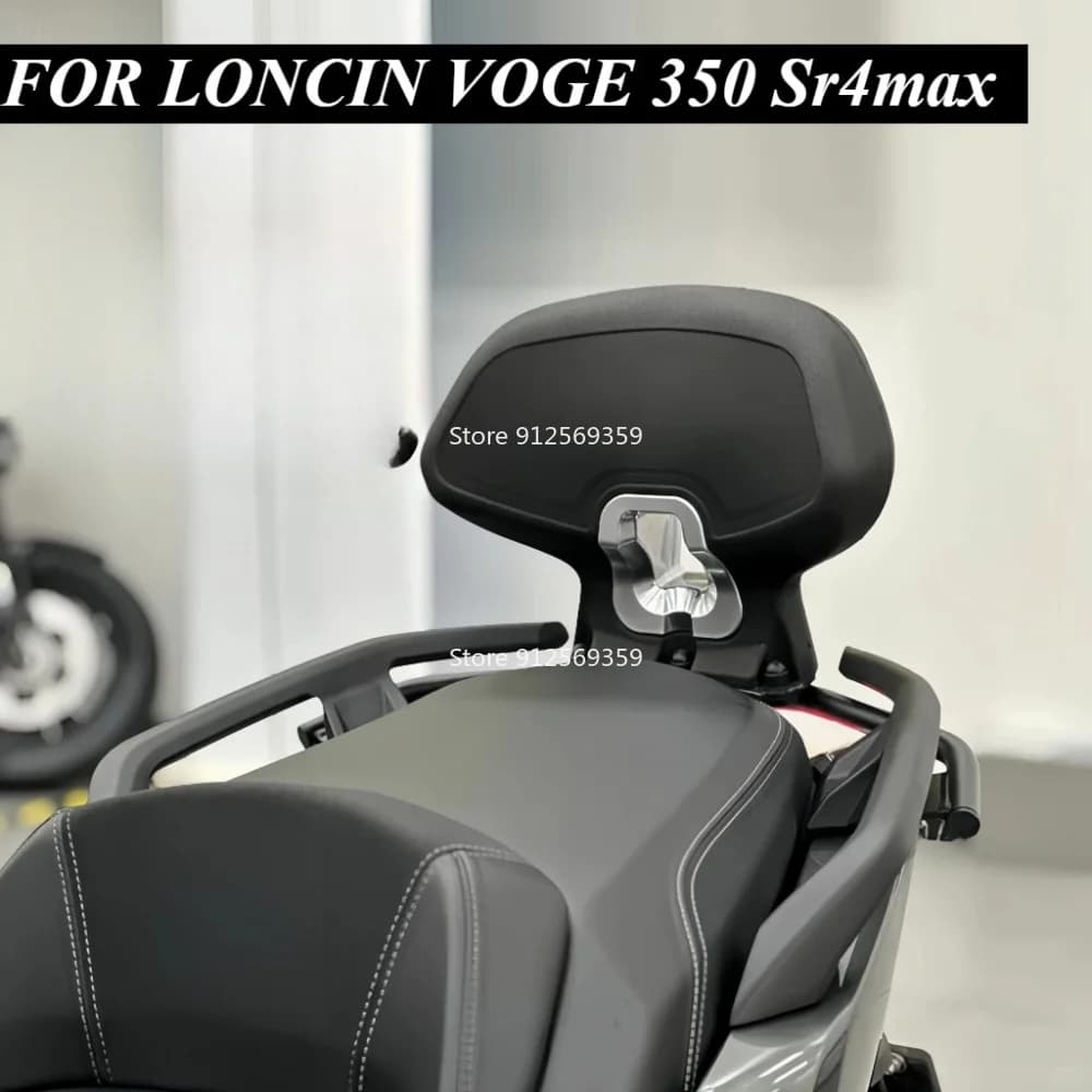 Motorcycle FOR LONCIN VOGE 350 Sr4max Sr 4max 2024 Seat Parts Backrest Sissy Bars Lumbar support Waist cushion Soft Accessories