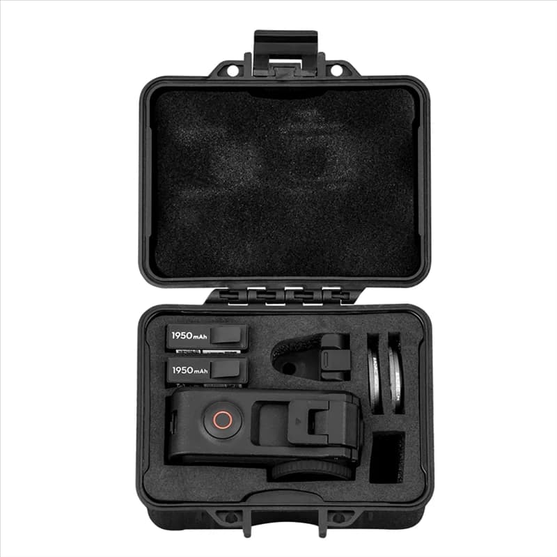 ABKQ-Accessories for sports camera Waterproof portable transport case for DJI Osmo Action 3 4 5 Pro storage box